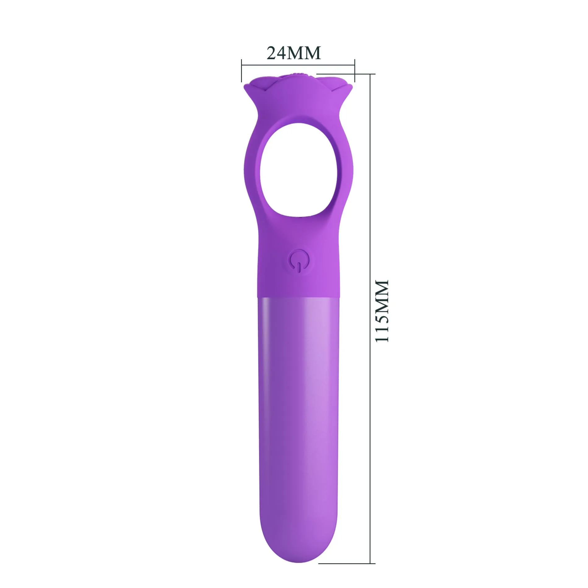 Мини-вибратор Pretty Love uper Power Gianna, 11.5 см (фиолетовый)