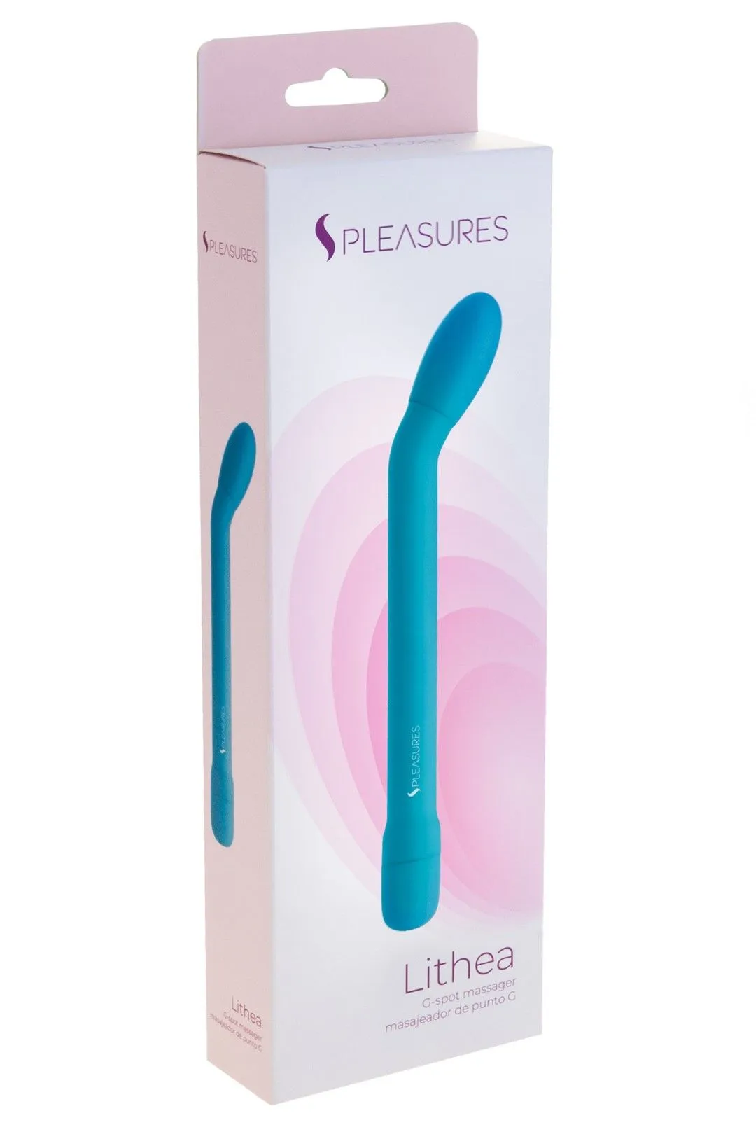 Вібратор Pleasures Lithea, 18 см (бірюзовий)