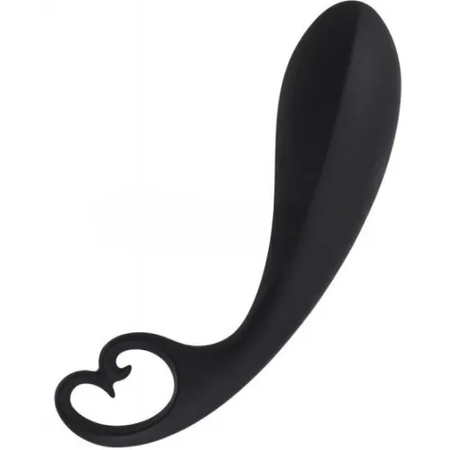 Анальный стимулятор Alive Black Heart, 16 см (черный)