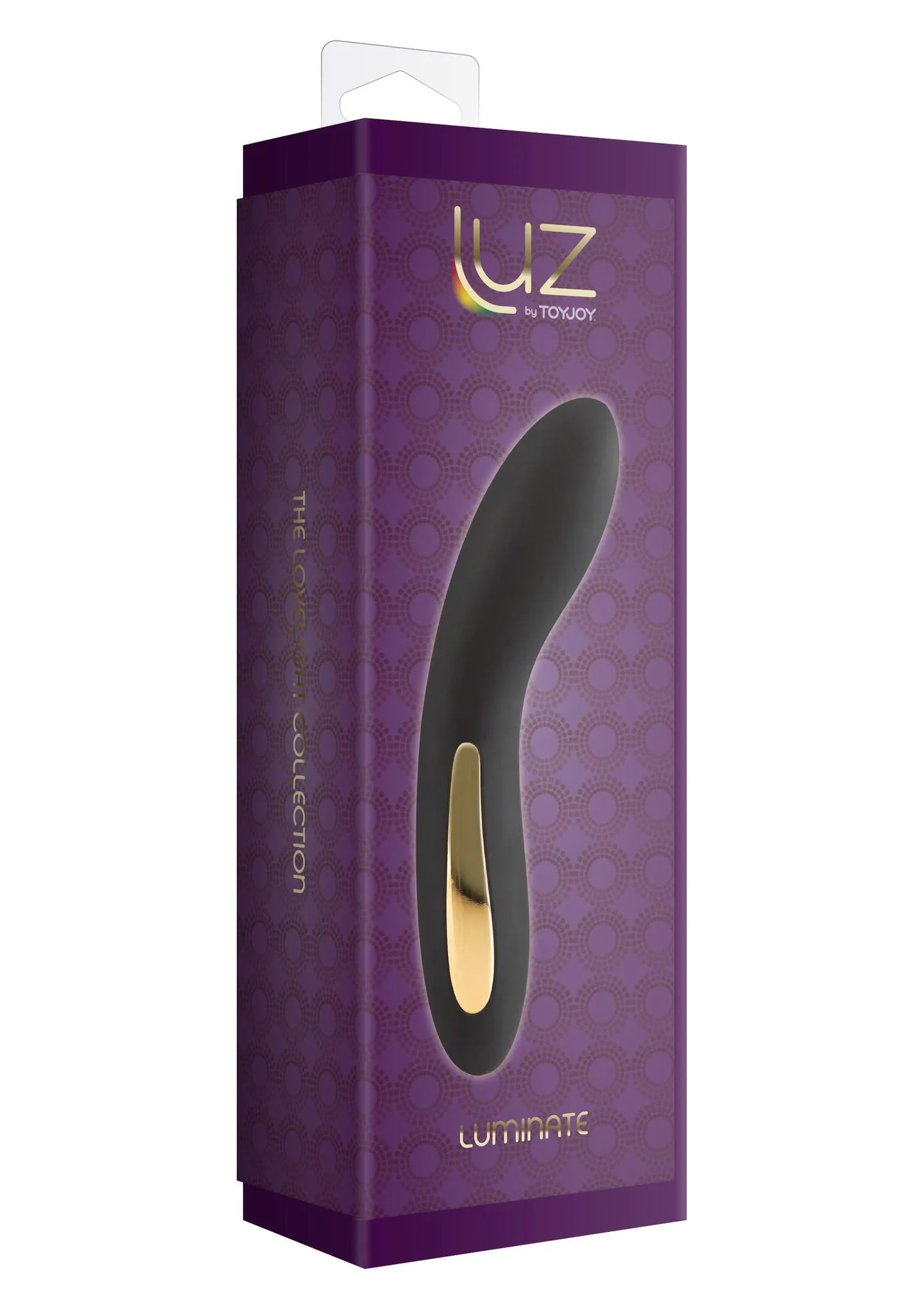 Вибратор ToyJoy Luminate, 17 см (черный)