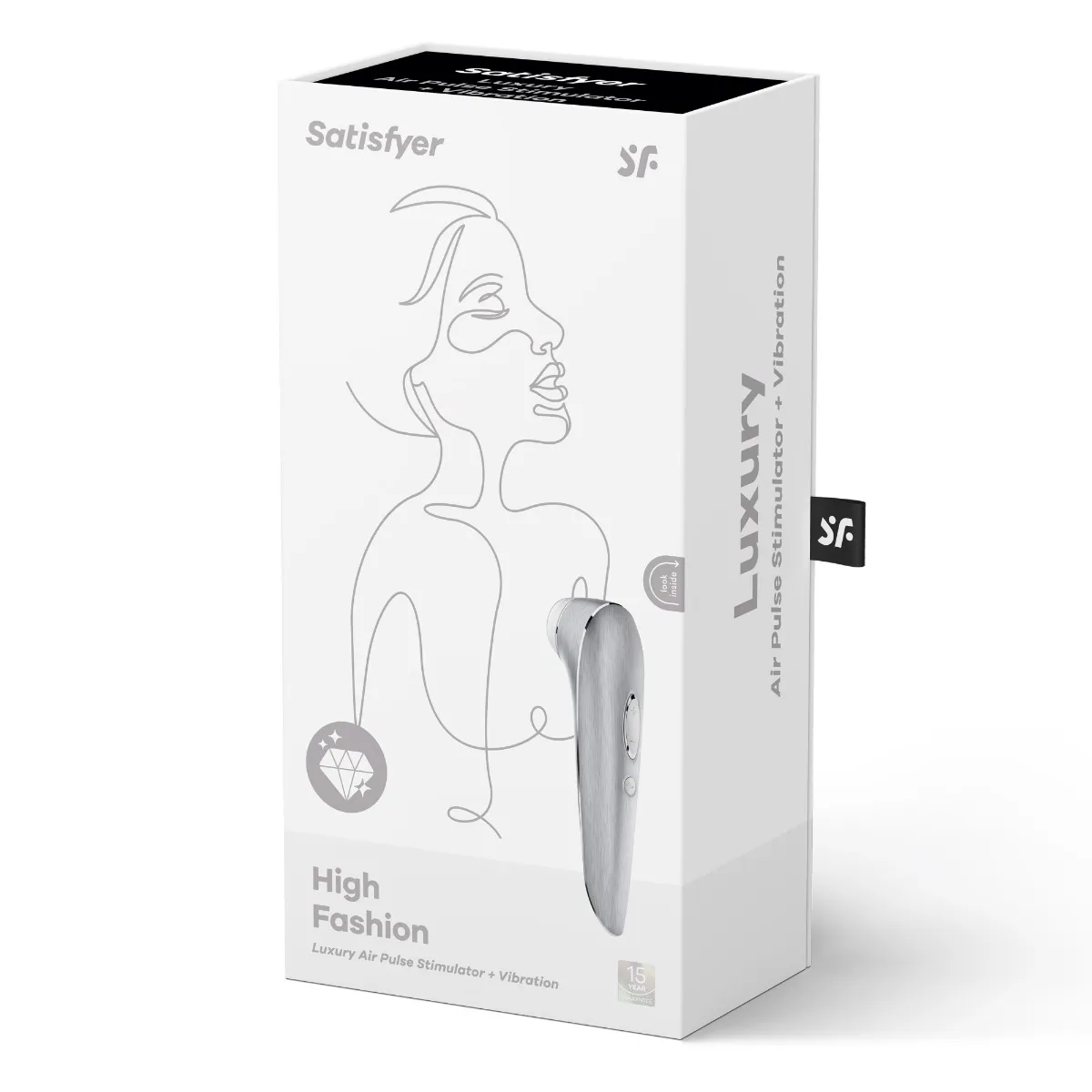 Вакуумный стимулятор клитора Satisfyer High Fashion (серебристый)