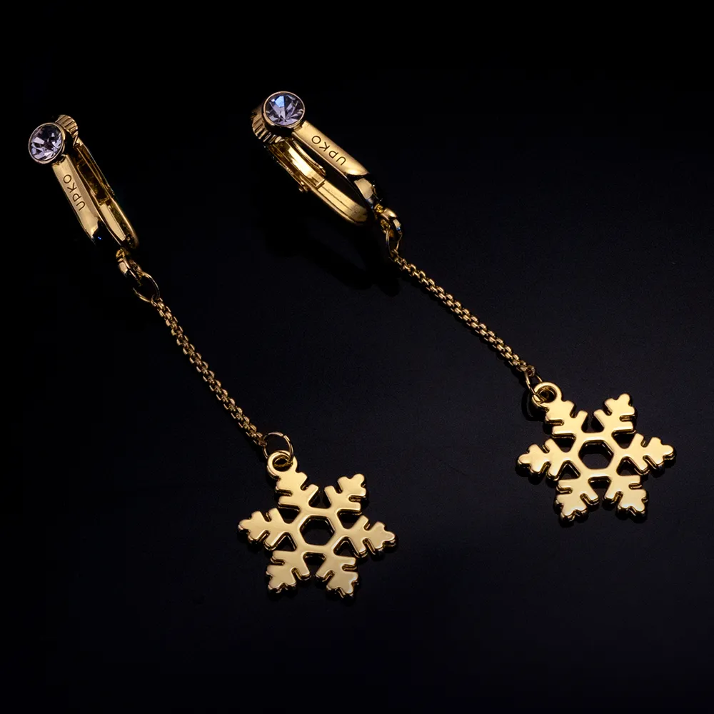 UPKO Snowflake - Zaciski łechtaczki, Złoto, 3.5 cm