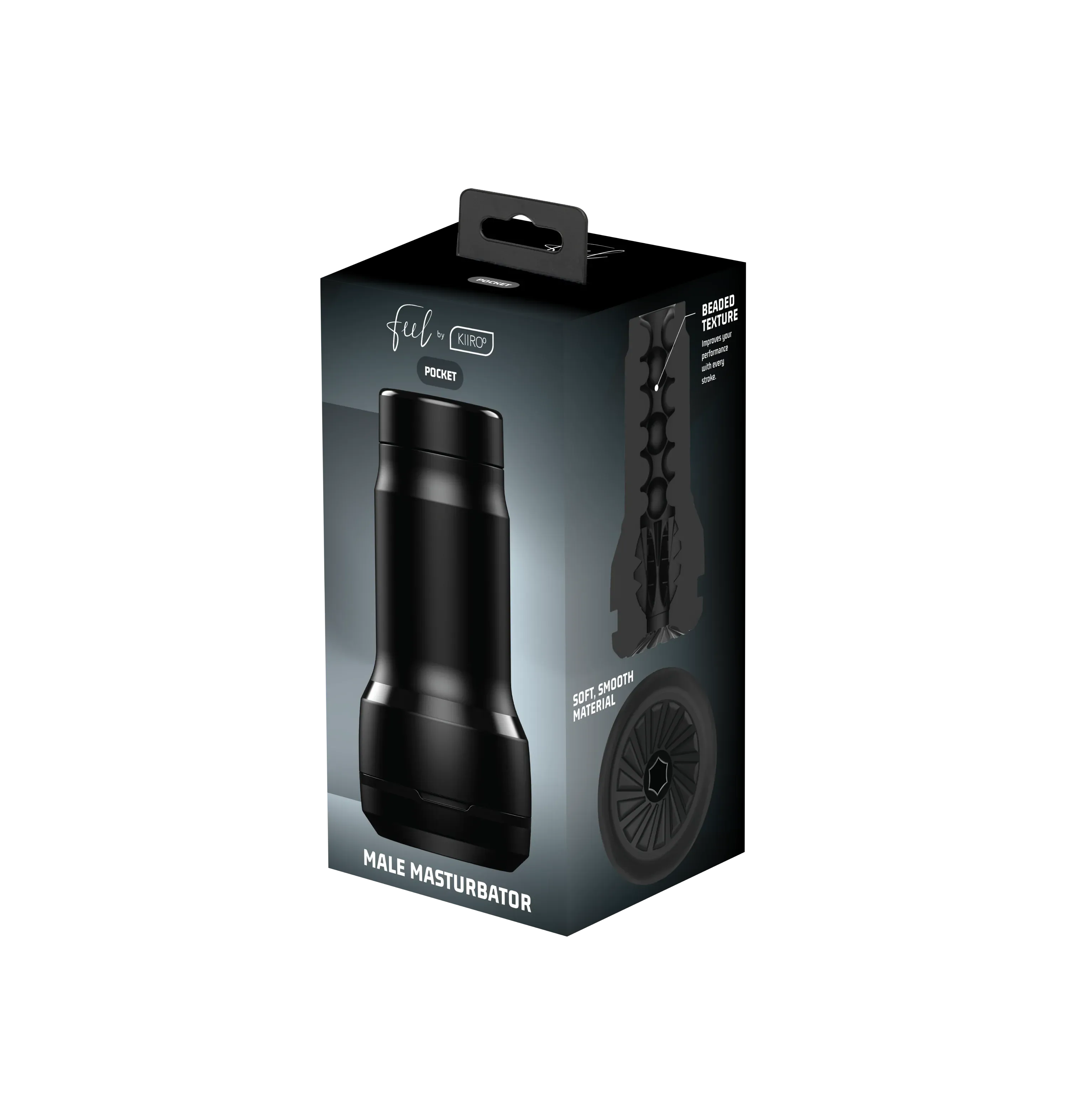 Kiiroo Feel Pocket Stroker -, Czarny, 16.4 cm