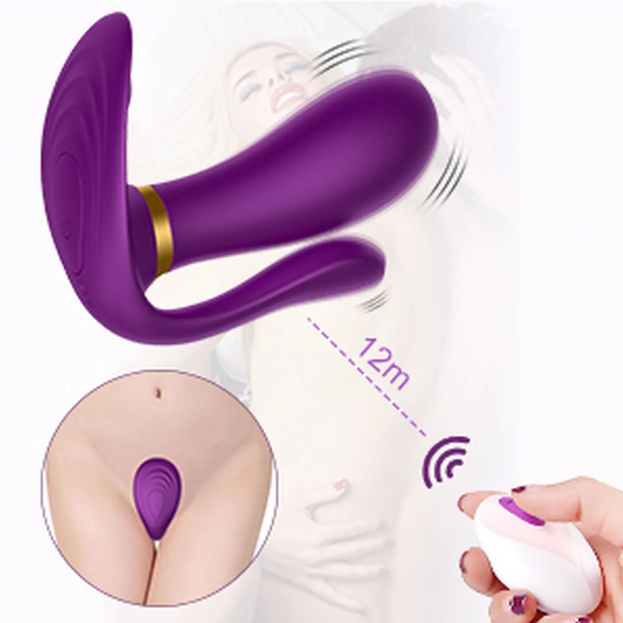 Вибратор B - Series Cute Remote, 11.5 см (фиолетовый)