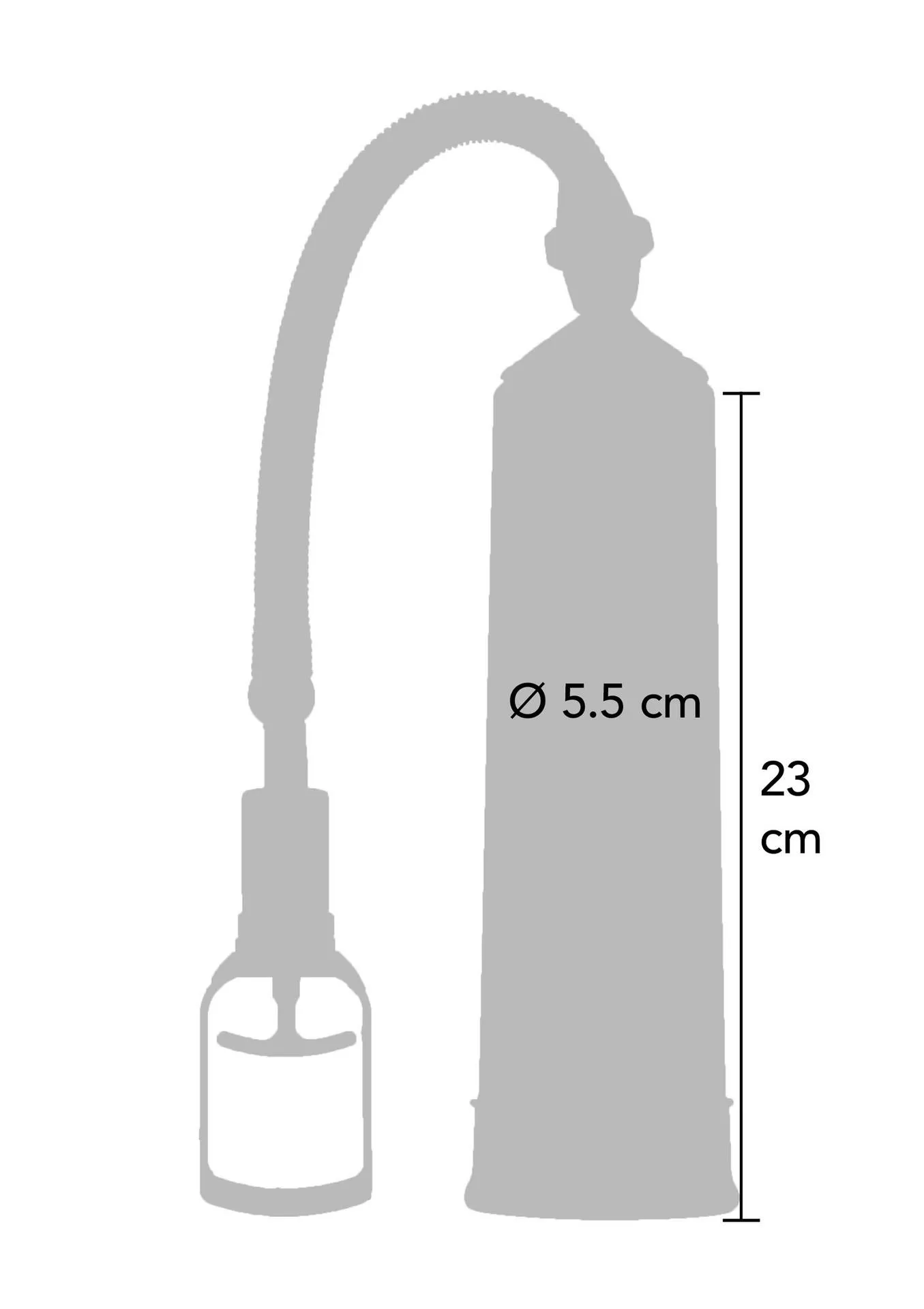 Помпа для пеніса ToyJoy Power Pump, 23 см (блакитний)