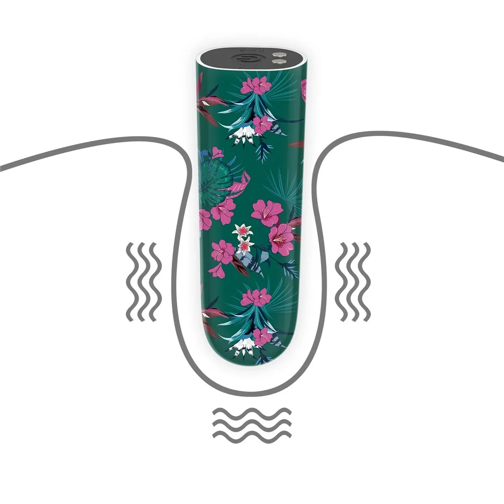 Lovetoy Antheia Massager - Wibrator łechtaczkowy, Zielony, 8.5 cm