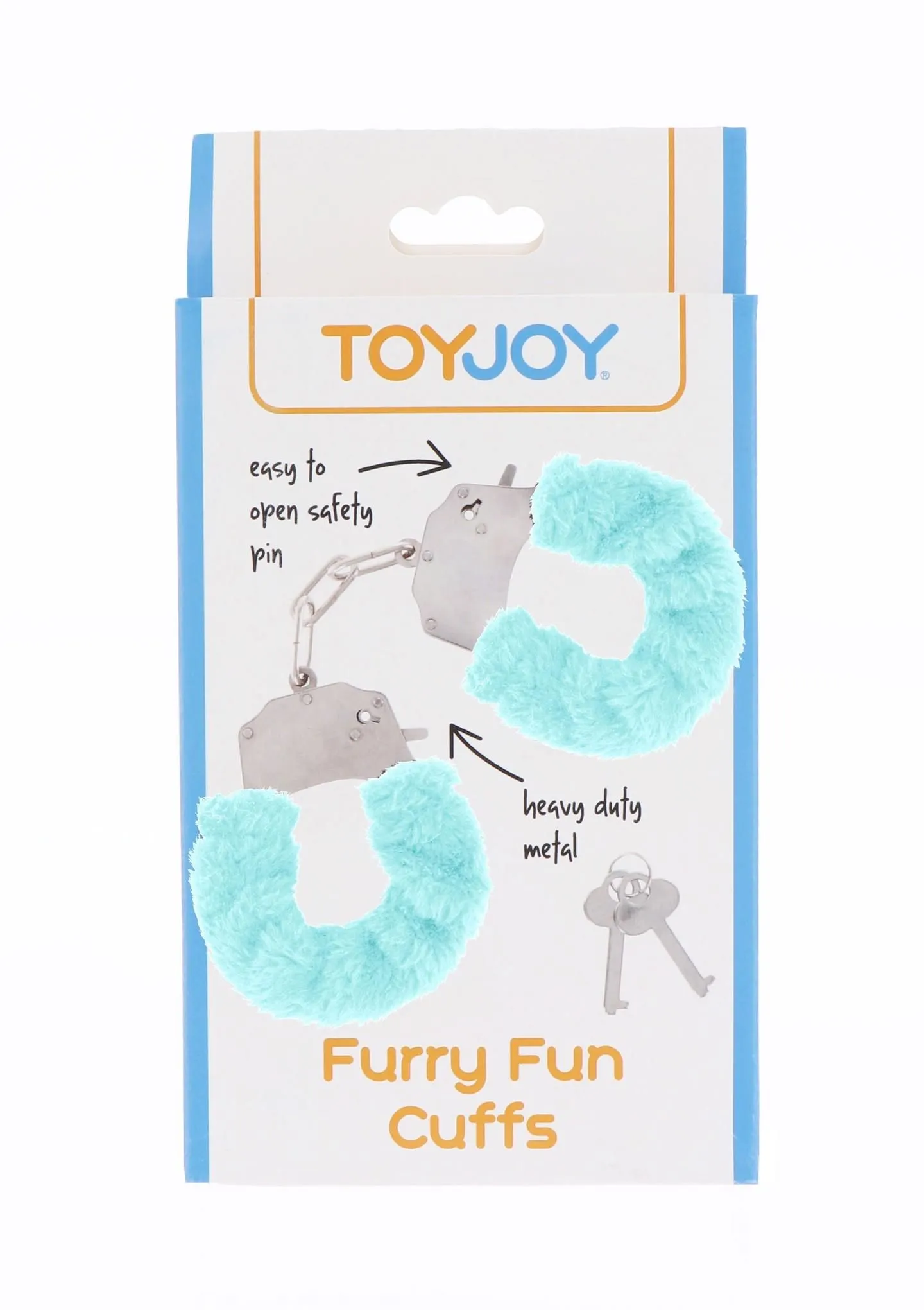 Наручники Furry Fun Cuffs, 28 см (блакитний)