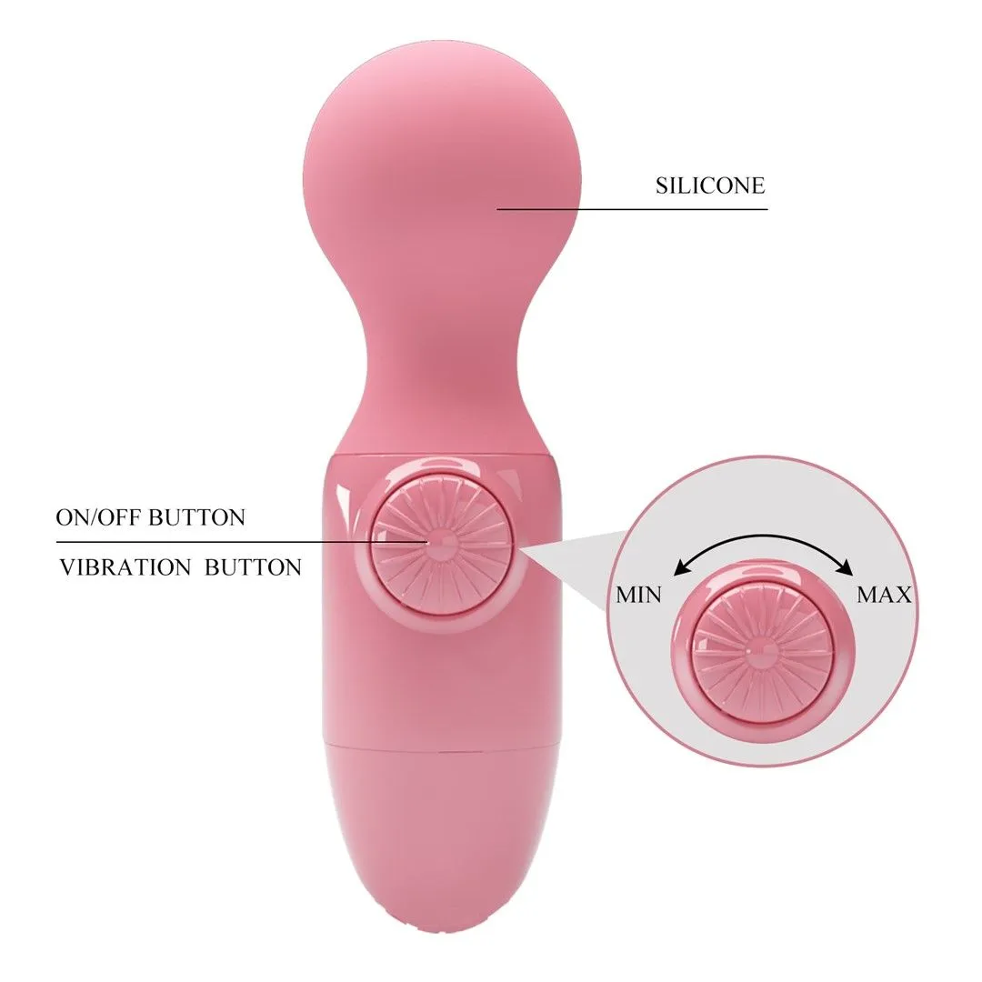Вібромасажер Pretty Love Mini Stick Little Cute, 12 см (рожевий)