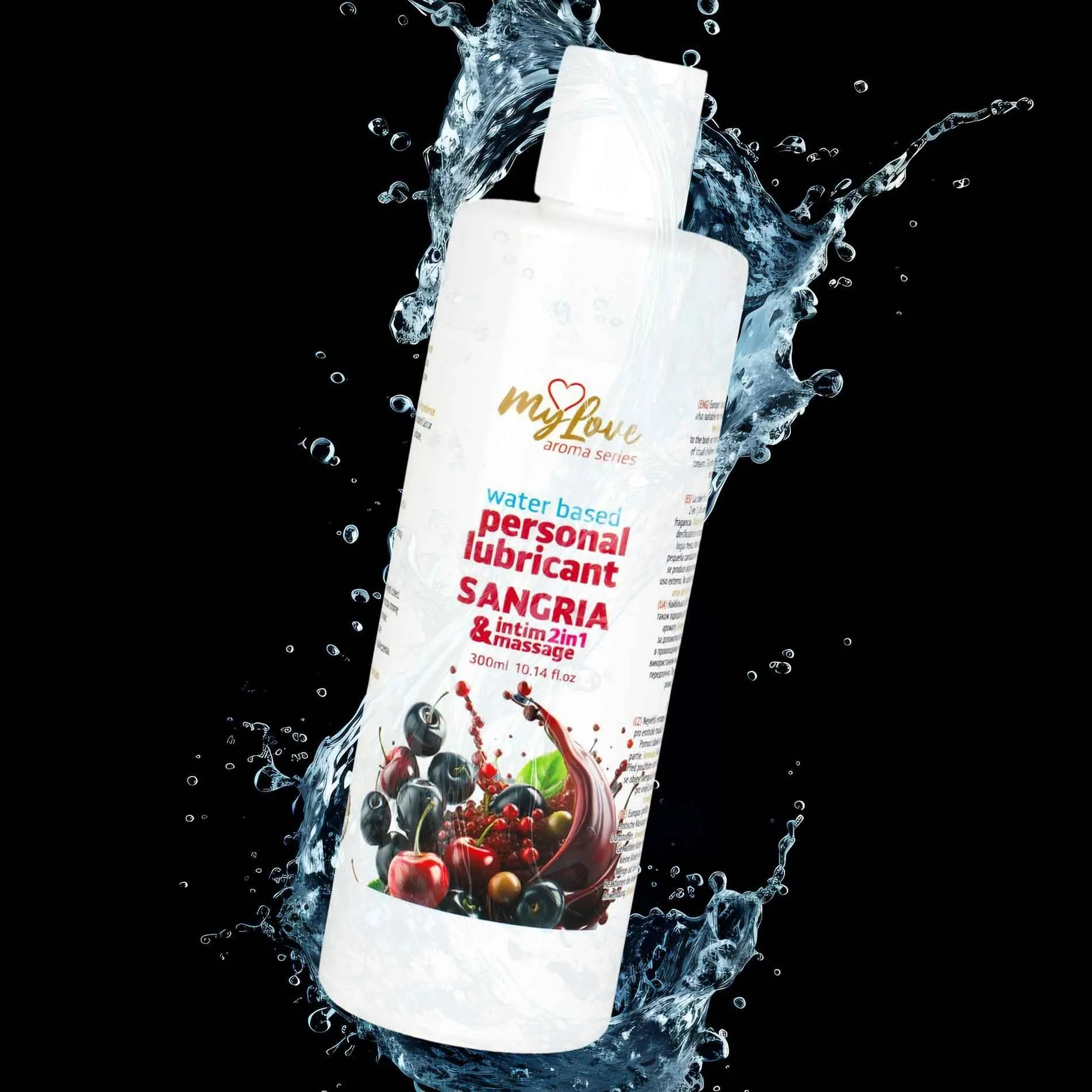 MyLove Aroma Series Intim&Massage 2in1 Sangria - Lubrykant, Sangria, 300 ml