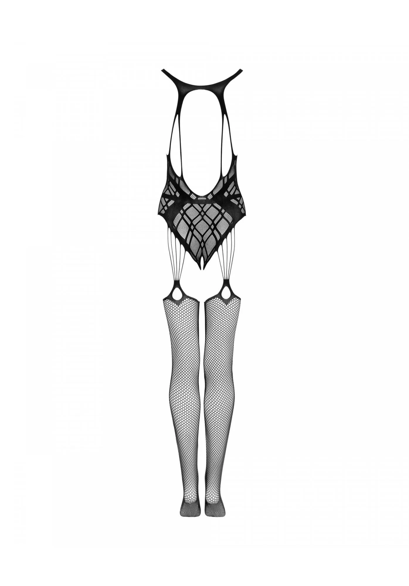 Бодістокінг Obsessive Bodystocking G324, S/M/L (чорний)