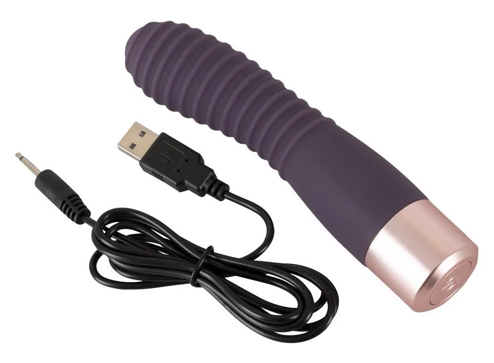 Вибратор Elegant Series Flexy Vibe, 15 см (фиолетовый)