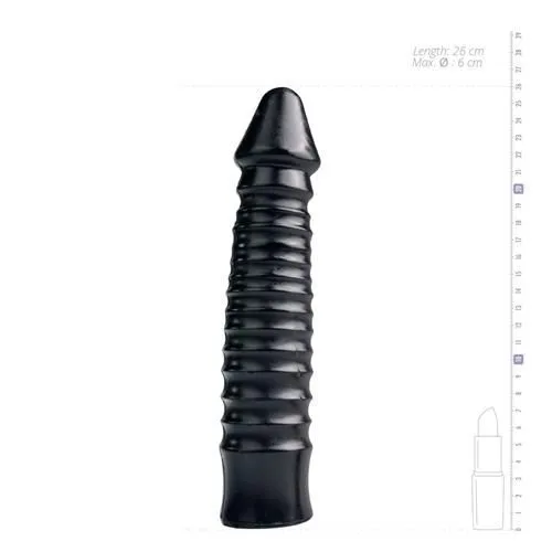 Фалоімітатор All Black Bernhard, 26 см (чорний)