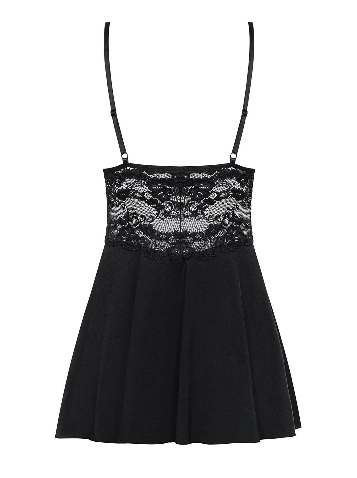 Obsessive 810-Bab-1 - Seksowna koszulka babydoll & string, L/XL