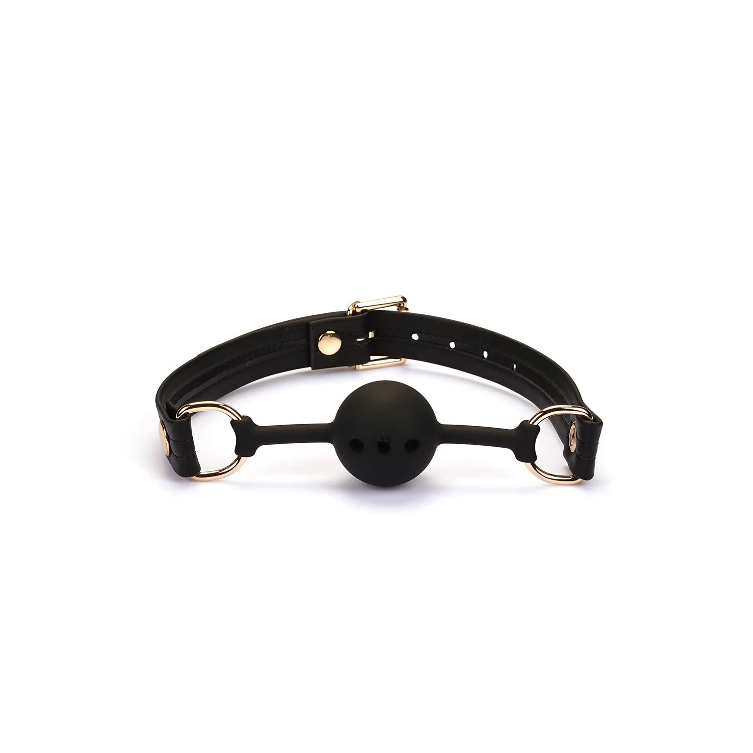 Кляп Liebe Seele Organosilicon Ball Gag, 4.3 см (чорний)