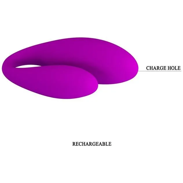 Вибратор Pretty Love Chad Vibrator, 9,3 см (фиолетовый)
