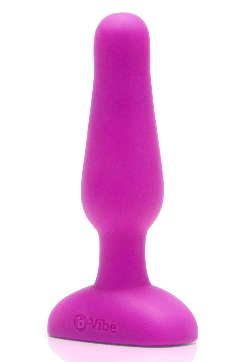 Анальная пробка B-Vibe Vibrating Novice Plug, 10 см (розовый)