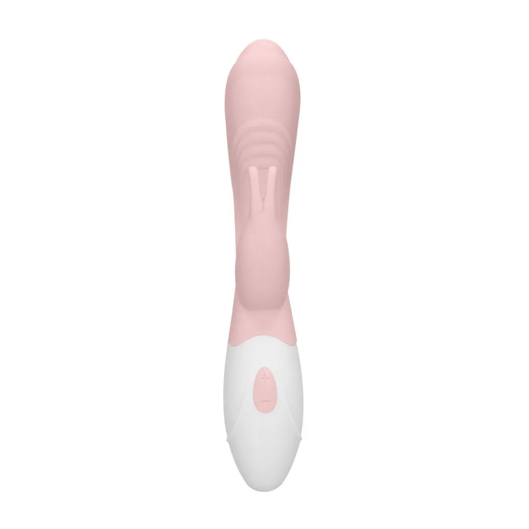 Loveline Juicy - Wibrator królik, Jasnoróżowy, 20 cm
