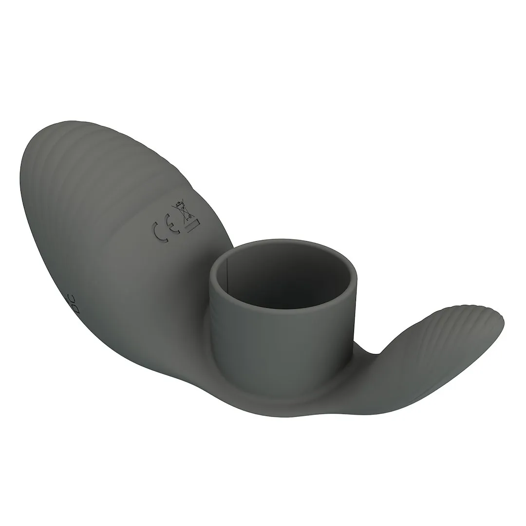 Pretty Love Master Ring - Pierścień wibracyjny, Szary, 11 cm