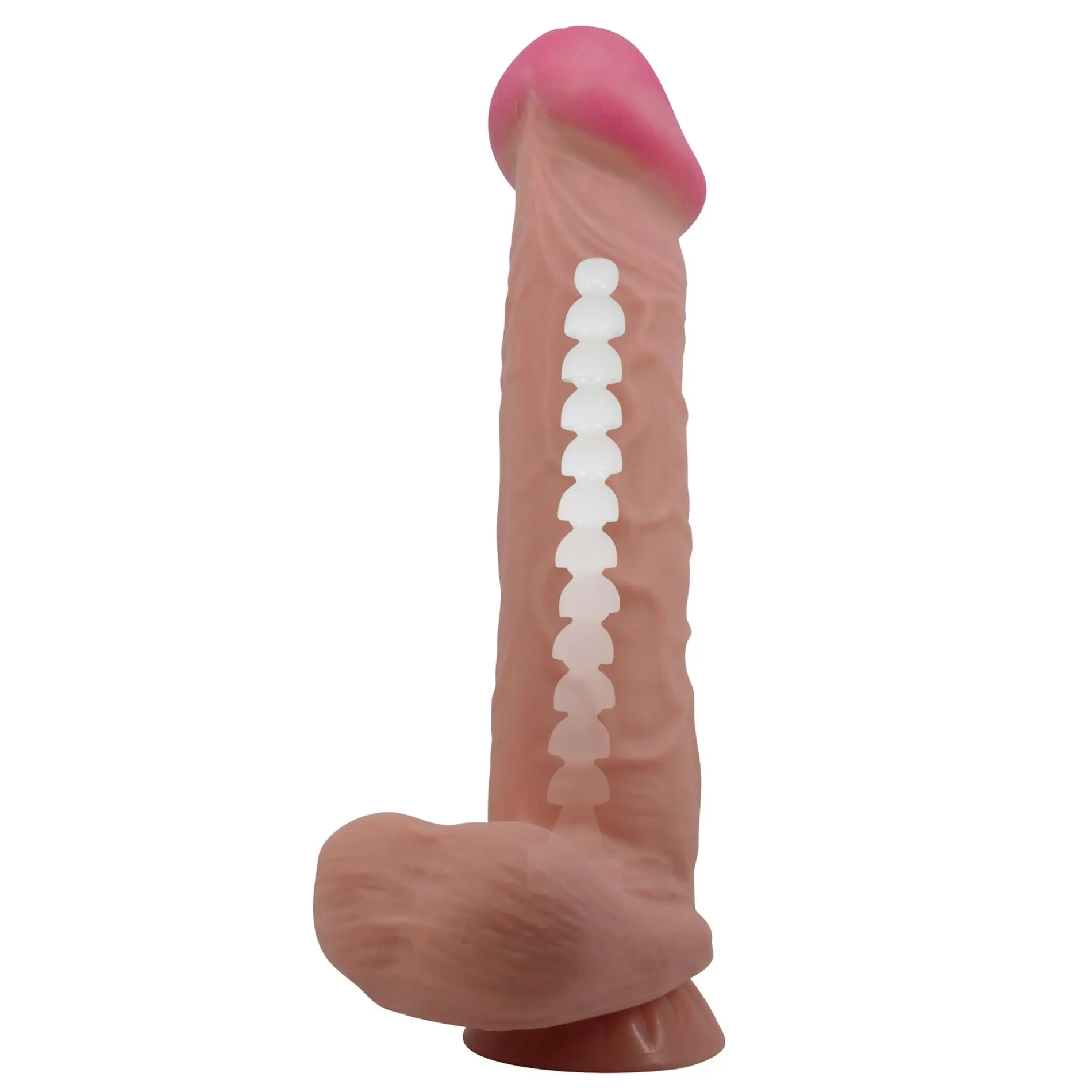 Pretty Love Sliding Skin Bendable 10.2'' - Dildo, Brązowy, 26 cm