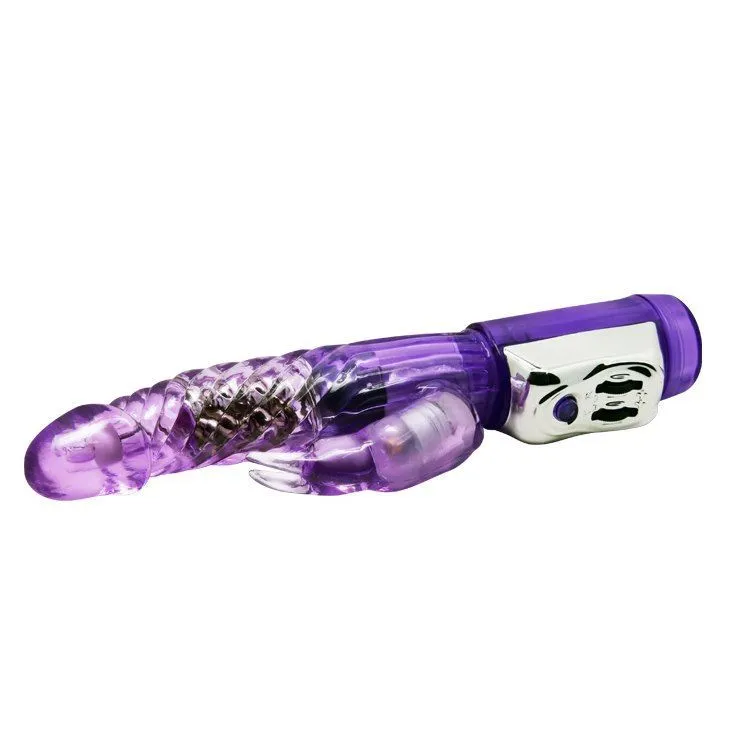 Вибратор-кролик Pretty Love Persian Elite Rotating, 21.5 см (фиолетовый)