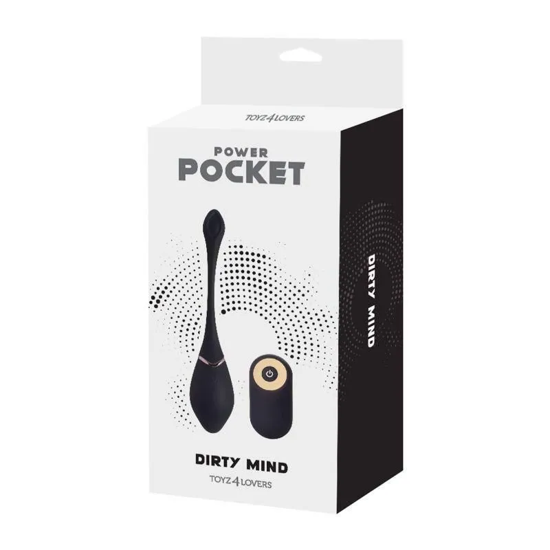 Віброяйце Toyz4lovers Ovulo, 17 см (чорний)