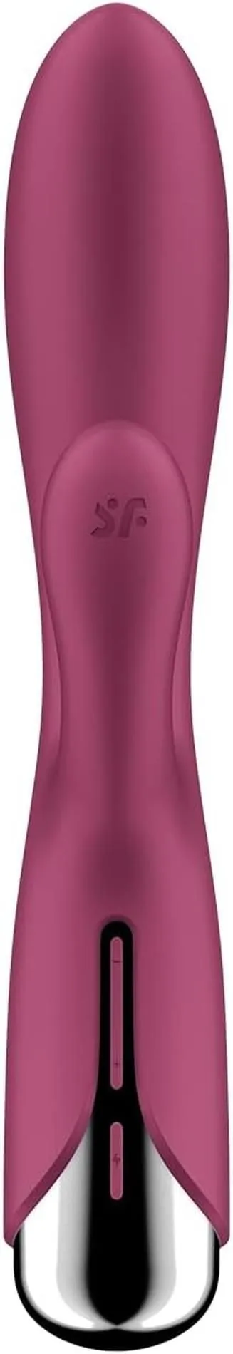 Вібратор-кролик Satisfyer Spinning Rabbit 1, 20 см (бордовий)