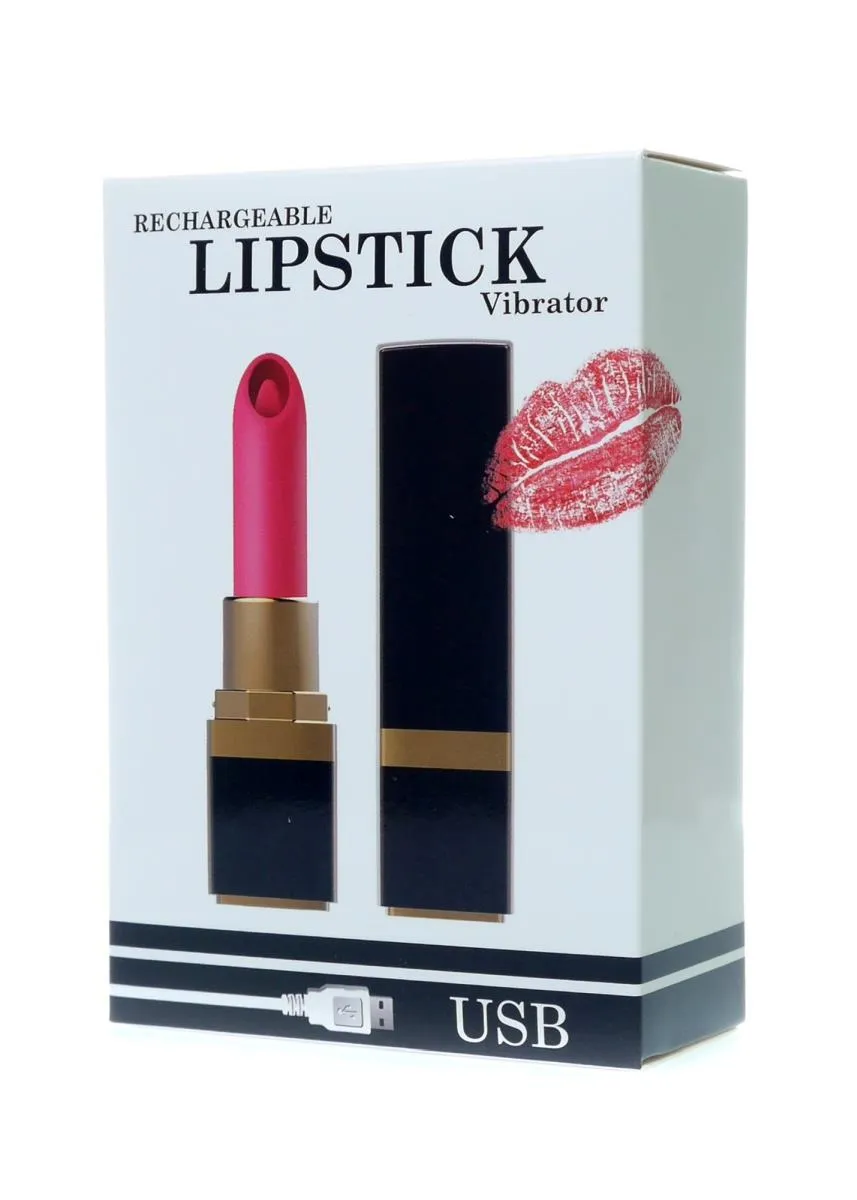 Вибратор для клитора Boss Series Rechargeable Lipstick, 9,2 см (розовый)