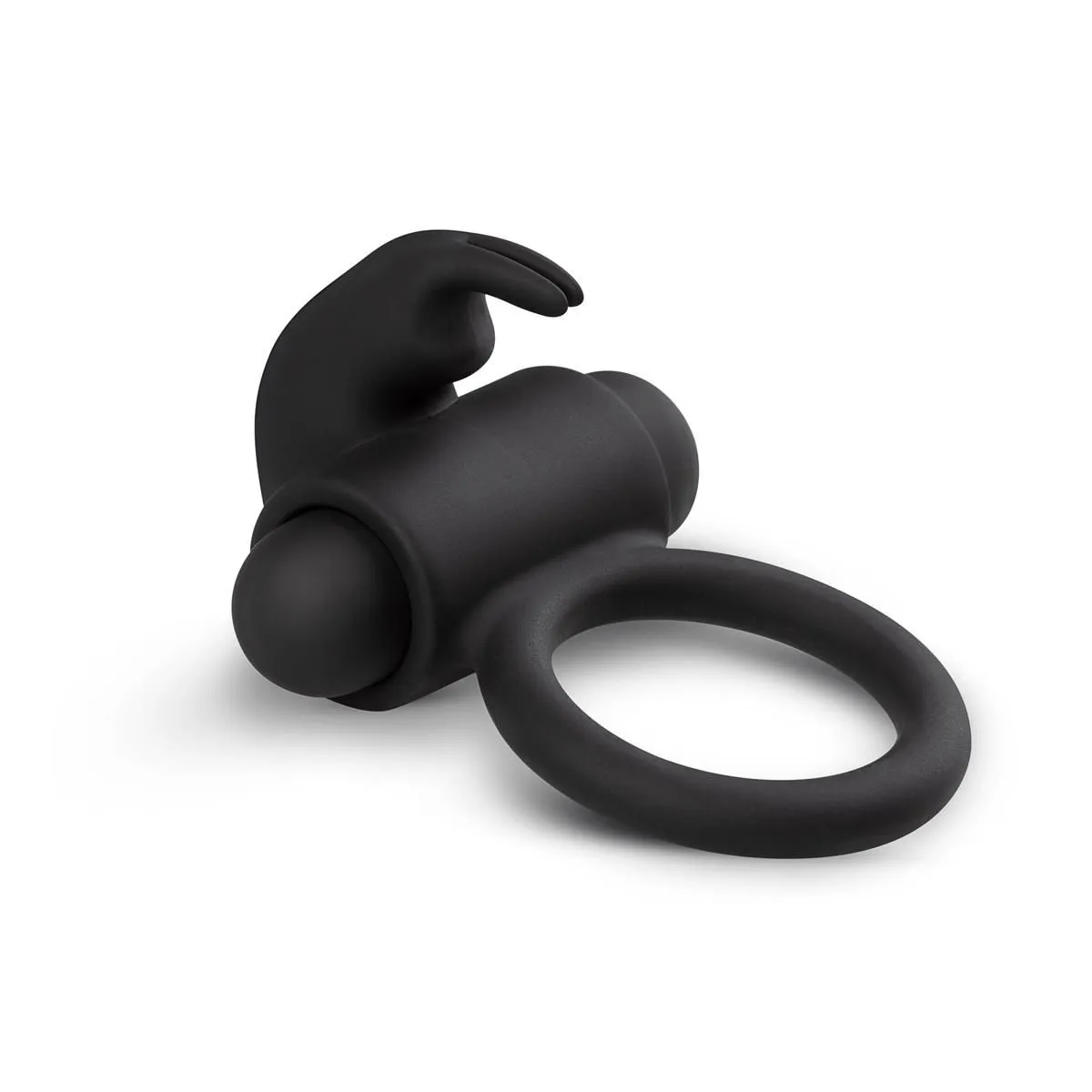 Эрекционное кольцо EasyToys Bunny Vibe Ring, 7.4 см (черный)