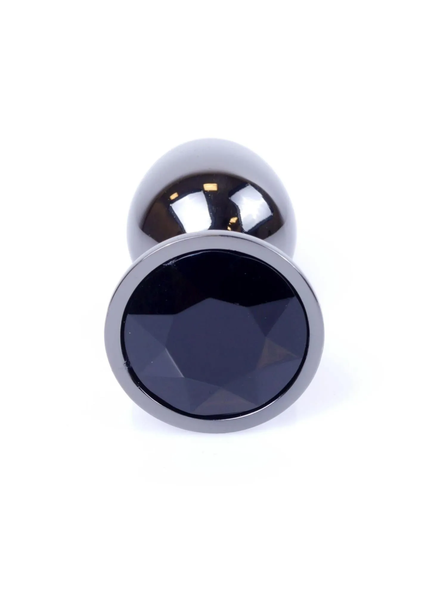 MyLove Jewellery Dark Silver Plug - Korek analny, Czarny, 7 cm