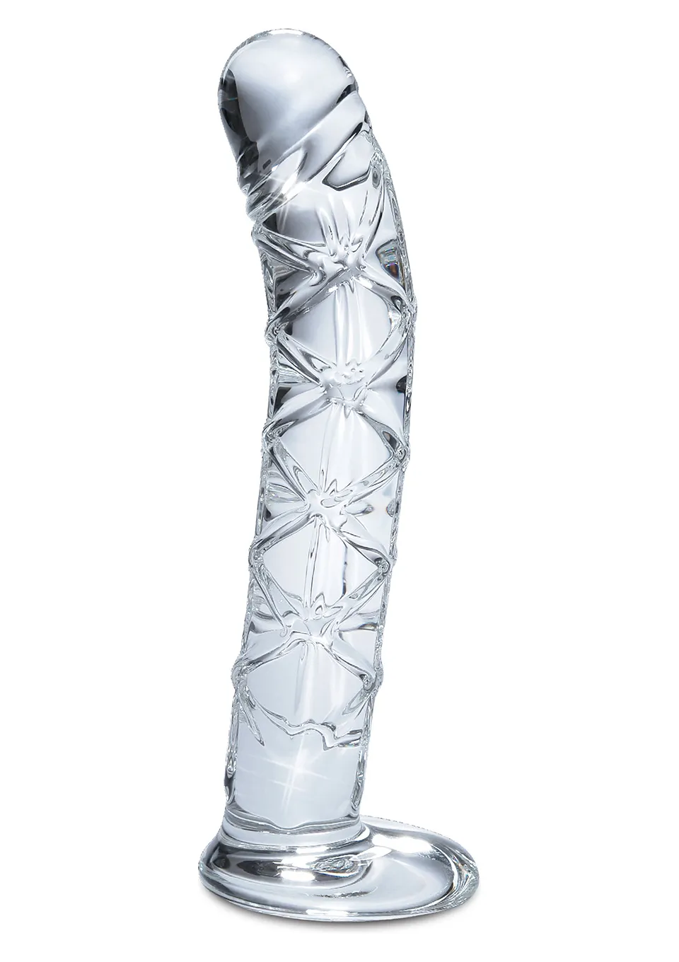 Фаллоимитатор стеклянный Icicles No 60, 15 см (прозрачный)