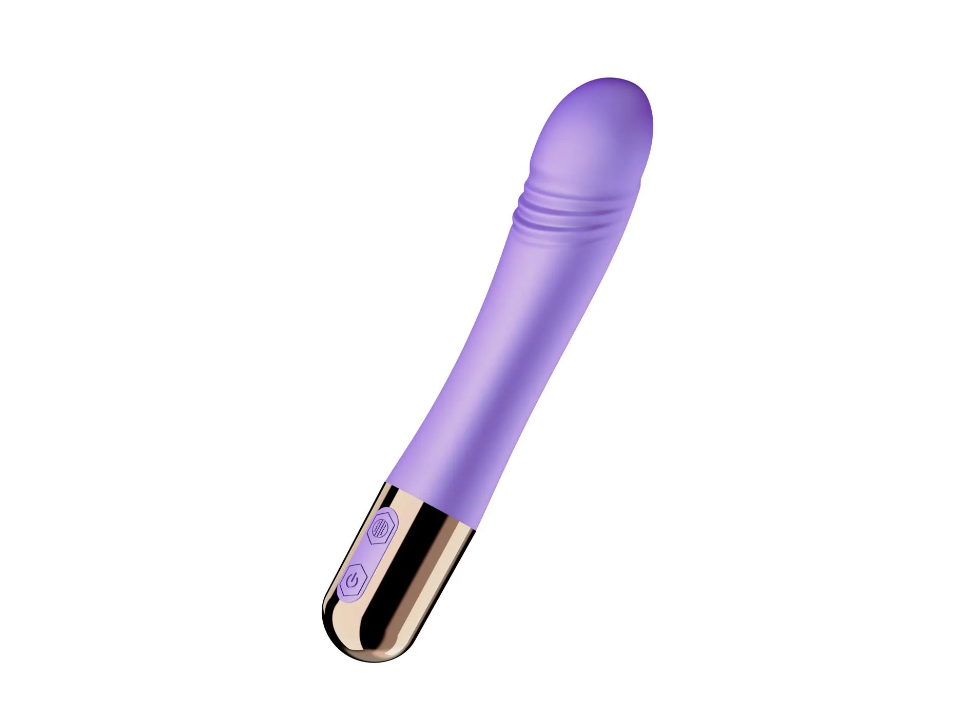 Вибратор Fantasy Machaon Thrusting Vibrator, 18,5 см (фиолетовый)