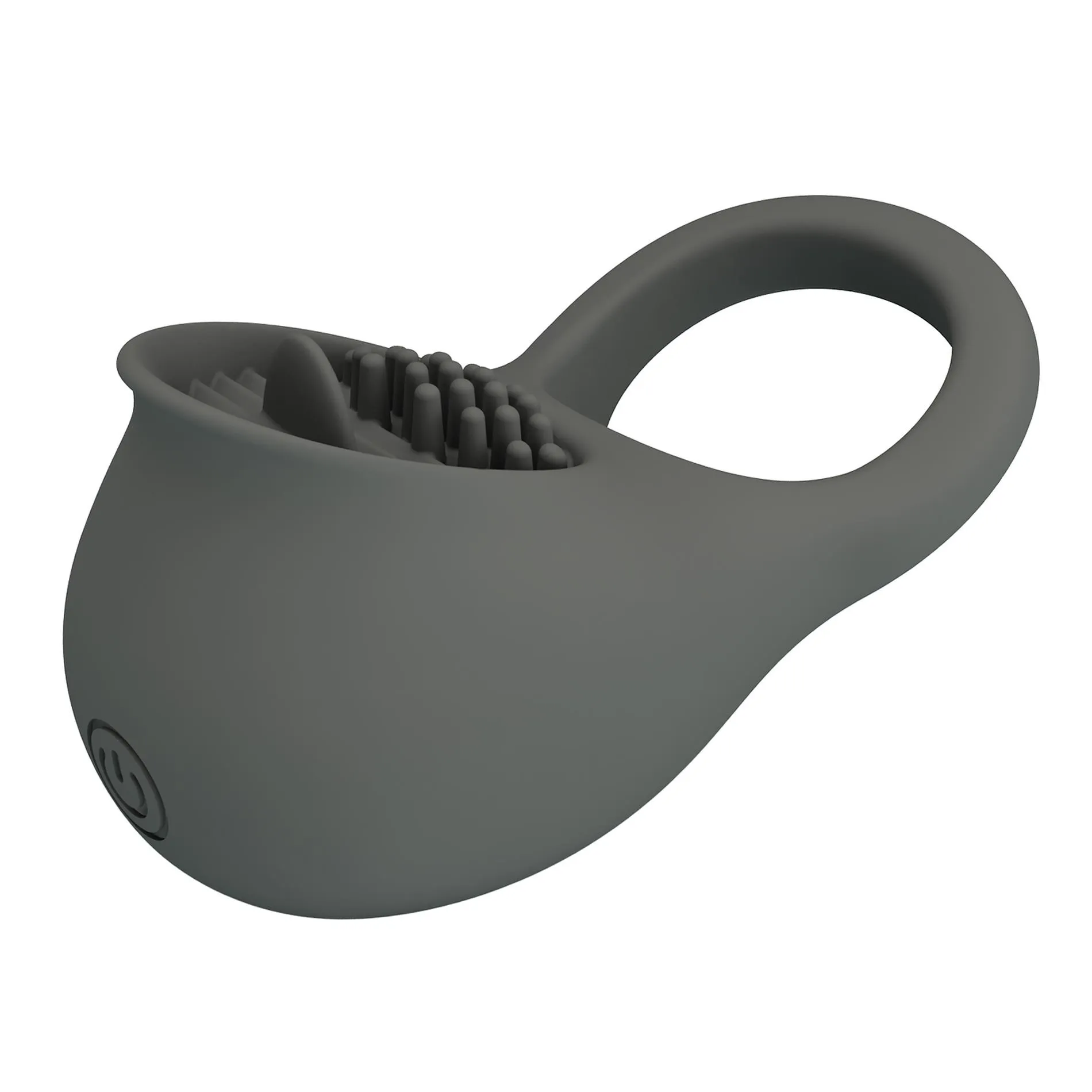 Pretty Love Master Ring - Pierścień wibracyjny, Szary, 8 cm