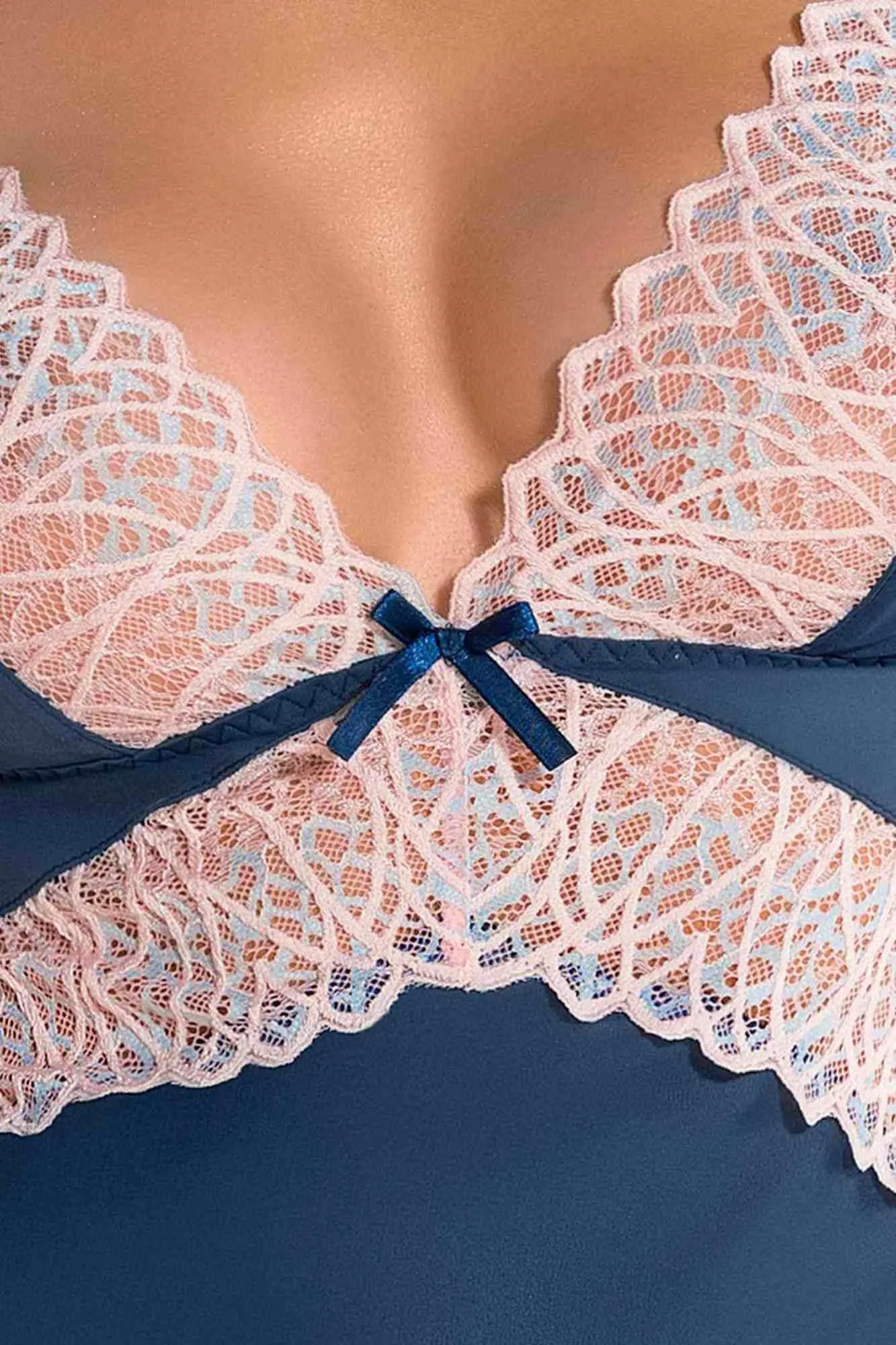 Сорочка та стринги Casmir Selina, L/XL (синій)