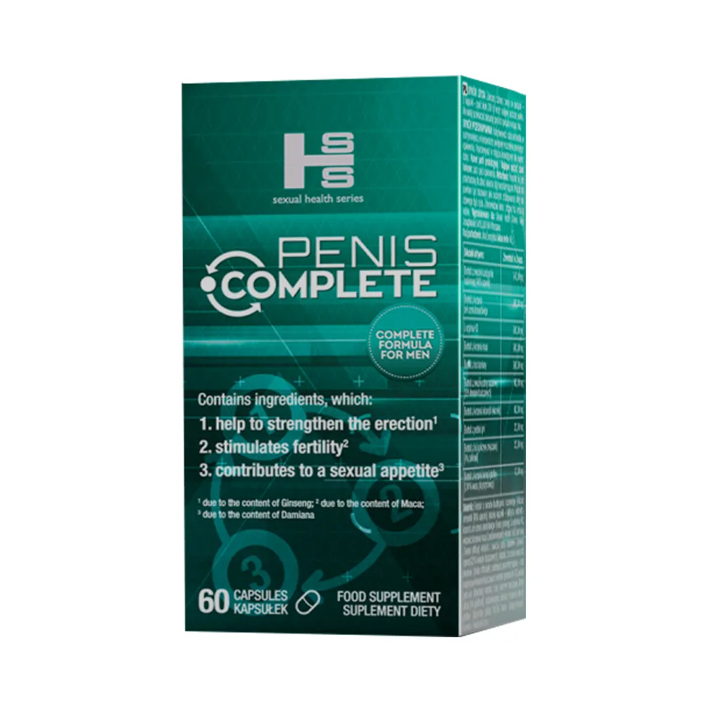 EROMED Penis Complete - Tabletki dla mężczyzn, Bez smaku