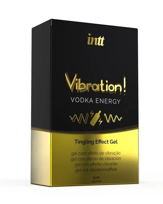 Жидкий вибратор Intt Vibration Vodka, 15 мл