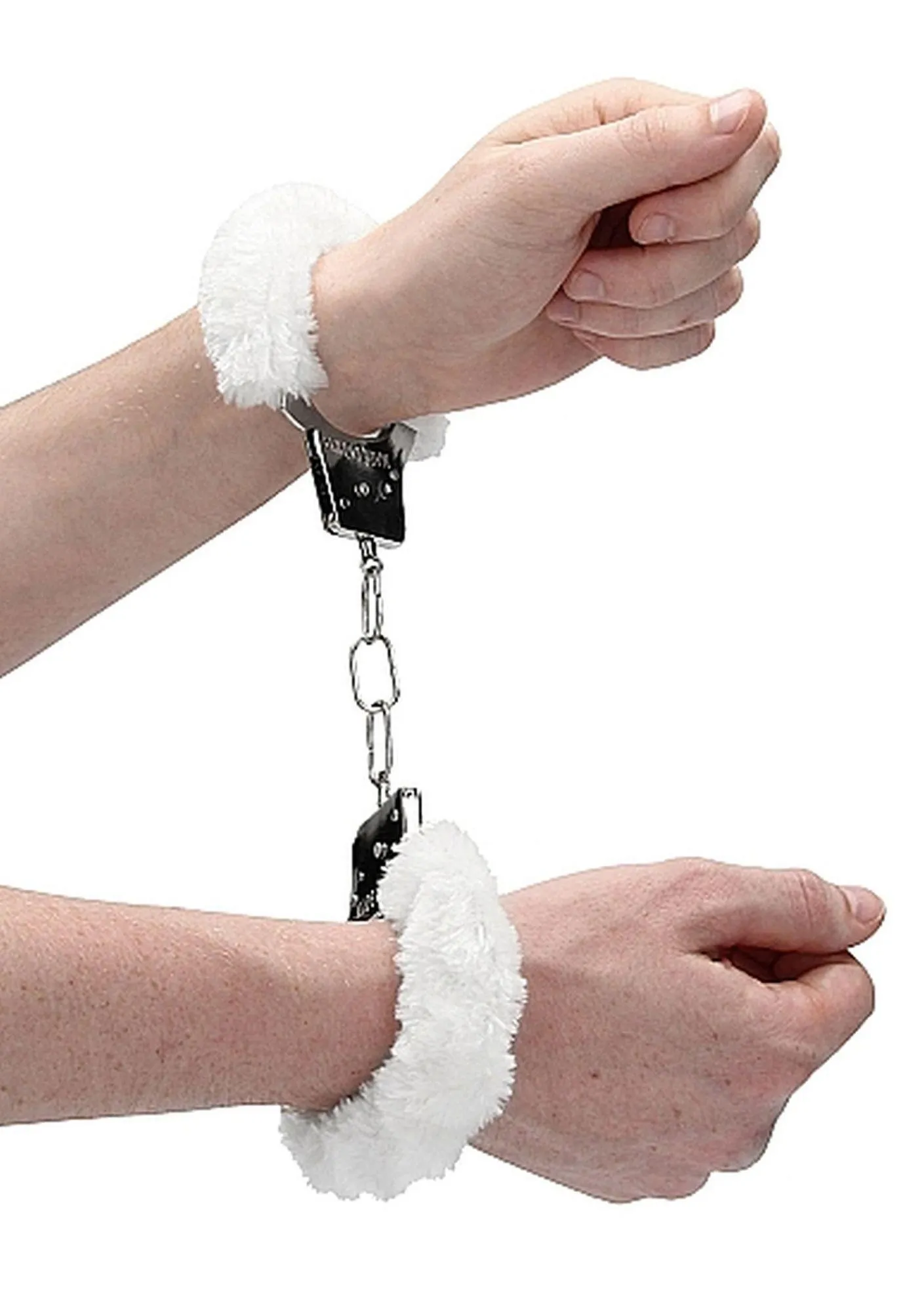 Наручники Ouch! Handcuffs Furry (белый)