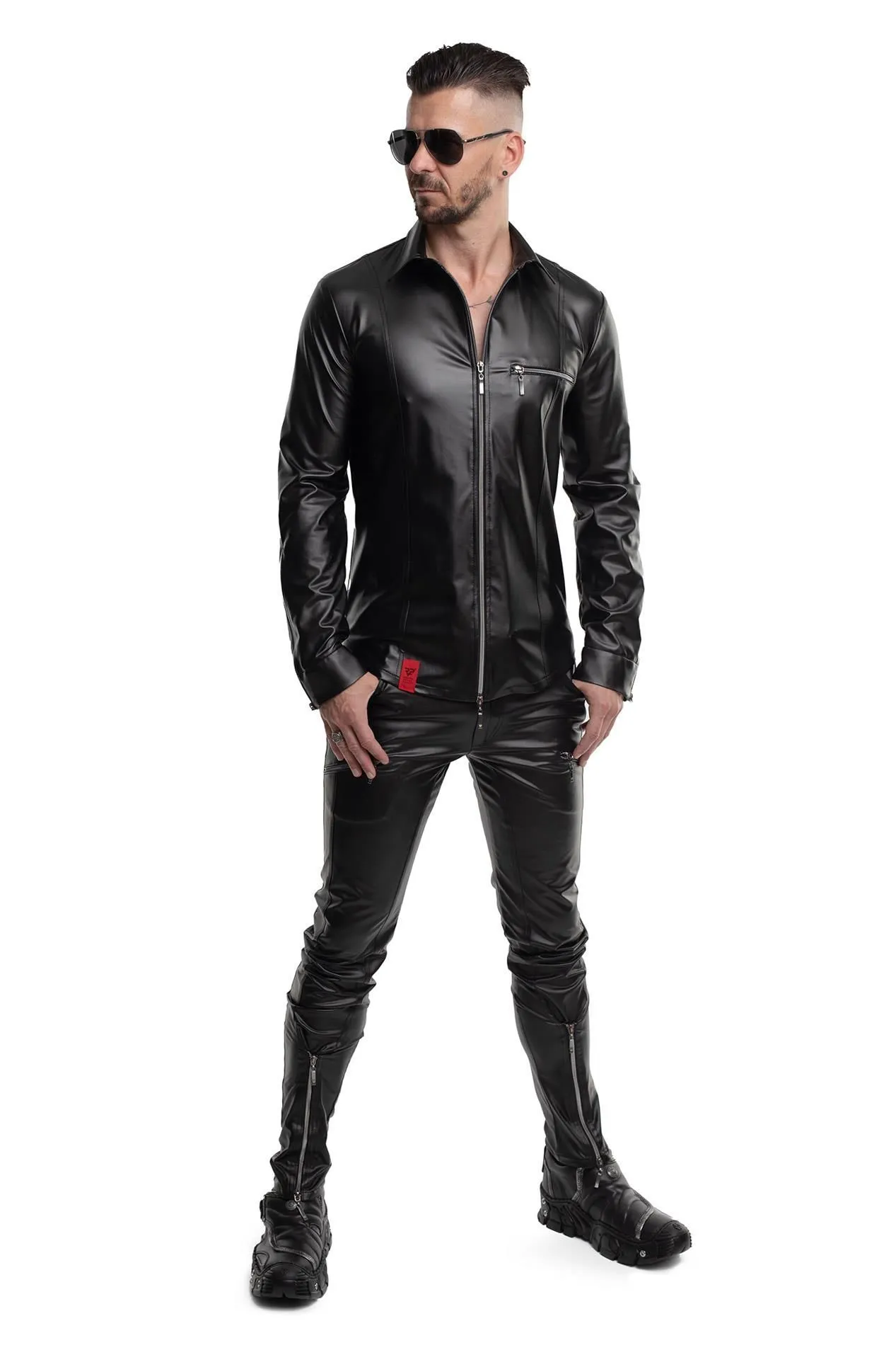 Рубашка Regnes Fetish Planet RMPasquale001, XL (черный)