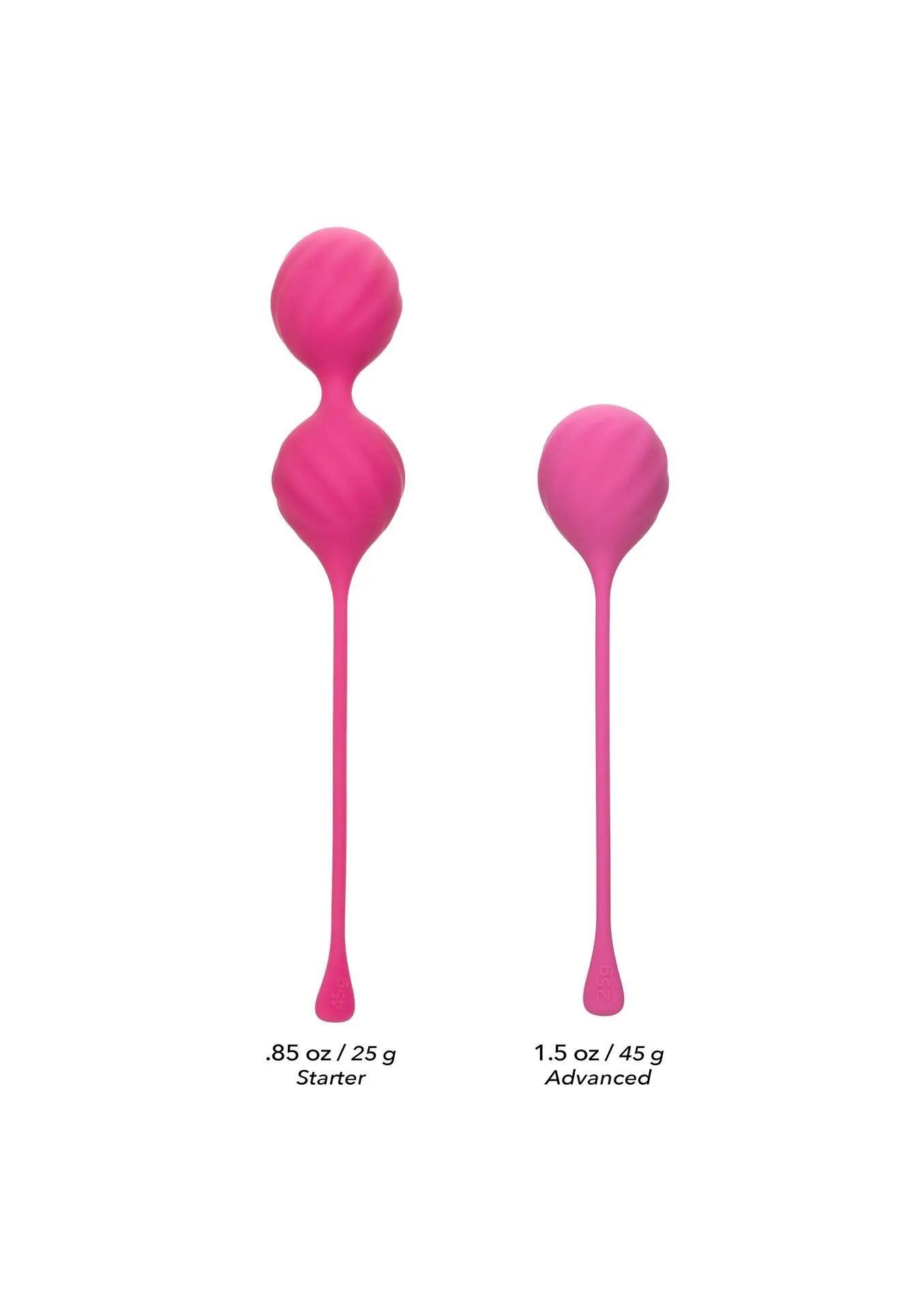 Набор вагинальных шариков Tighten & Tone Kegel Training, 2шт (розовый)