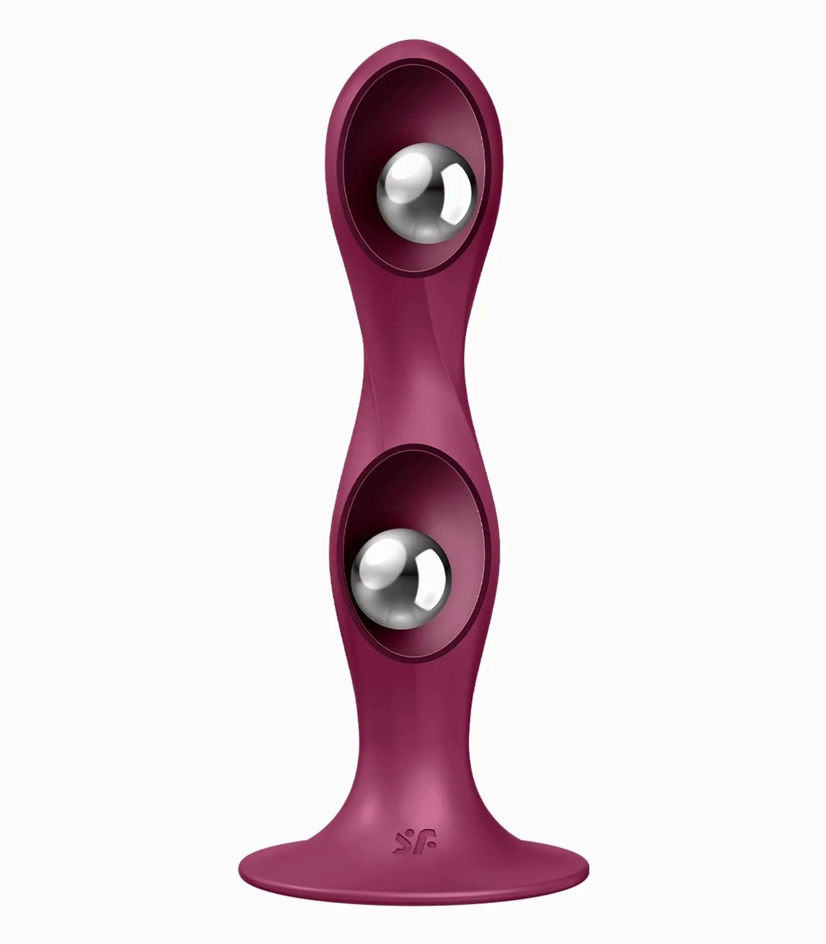 Satisfyer Double Ball-R - Dildo, Bordоwy, 17.7 cm