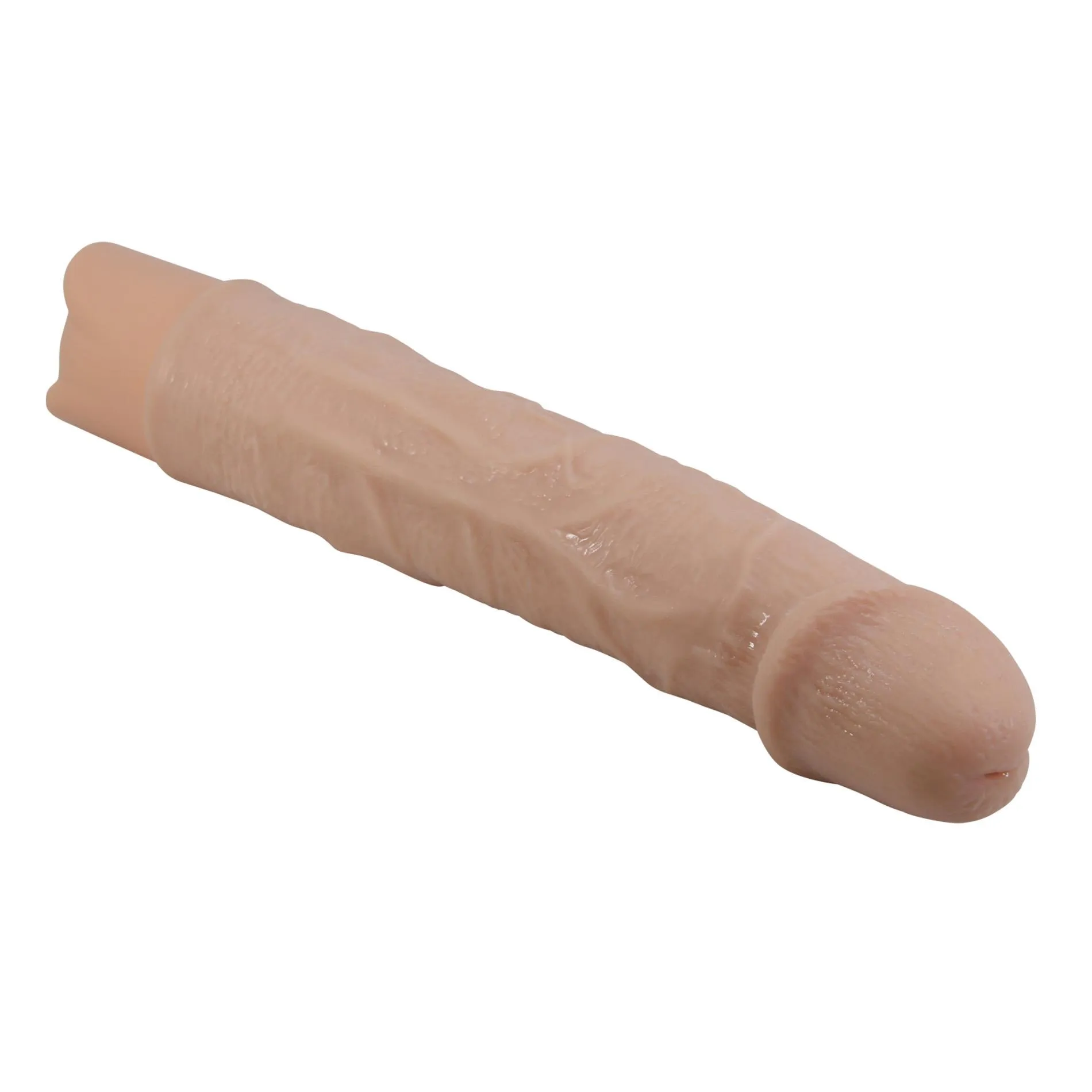 Pretty Love Leander Realistic - Wibrator, W kolorze cielistym, 20.3 cm