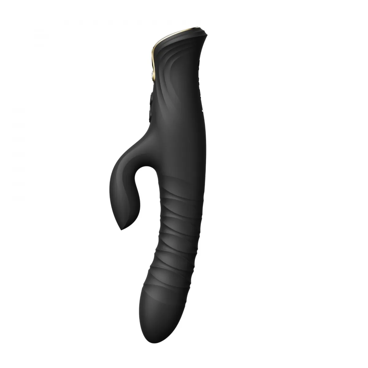 Вібратор-кролик Zalo Mose Rabbit Thruster, 25,7 см (чорний)