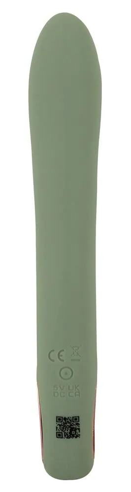 You2Toys Slim Rabbit Olive - Wibrator królik, Zielony, 21.4 cm