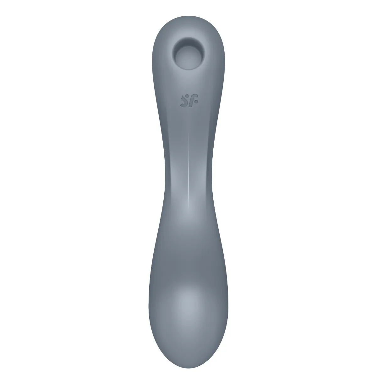 Вакуумний стимулятор клітора з вібрацією Satisfyer Curvy Trinity 1 (сірий)