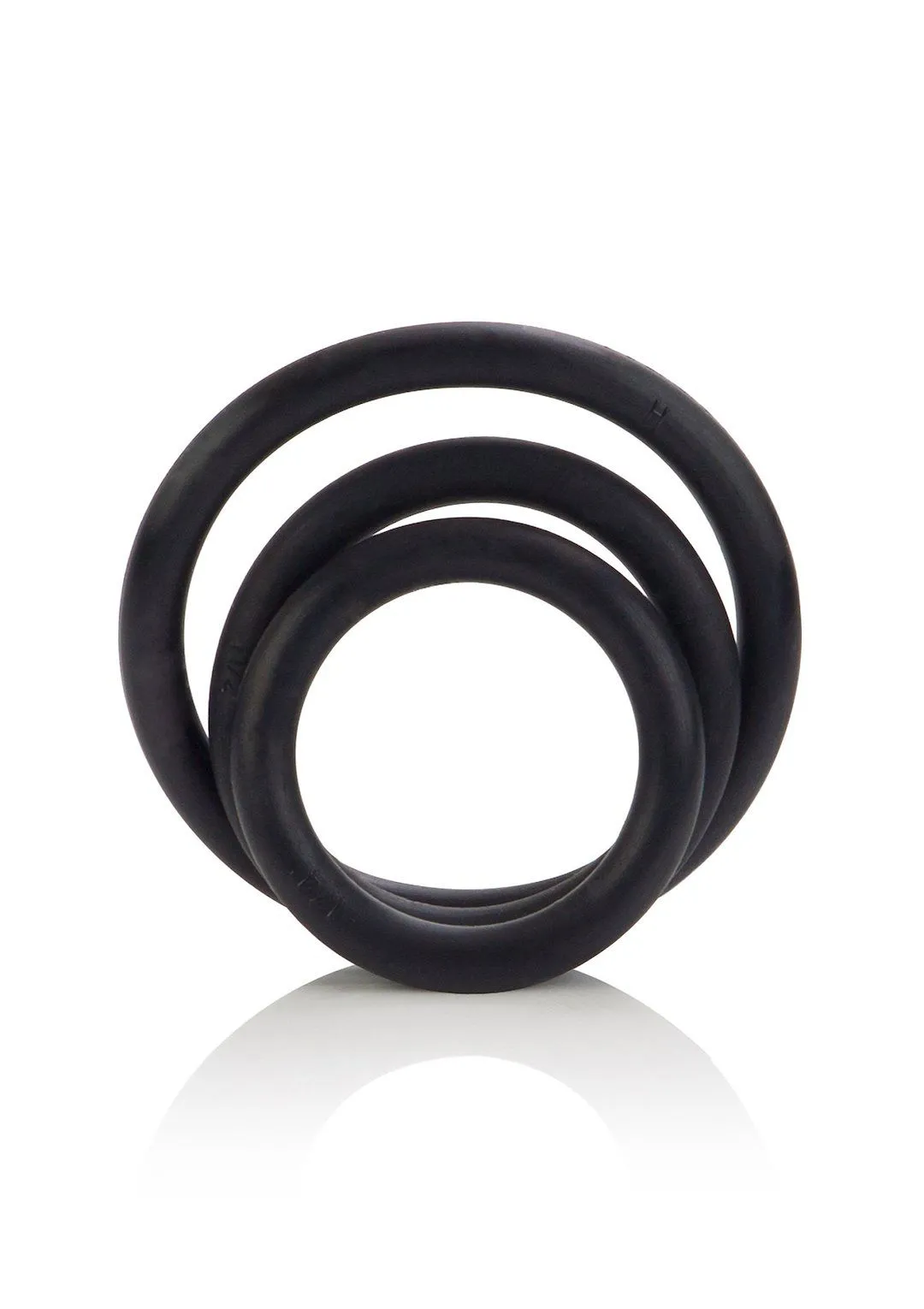 CalExotics Rubber Ring - Zestaw pierścieni erekcyjnych, Czarny