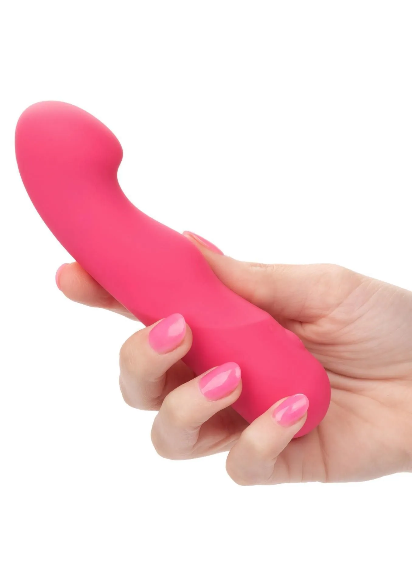 Мини-вибратор Calexotics Pixies Curvy, 10.7 см (розовый)
