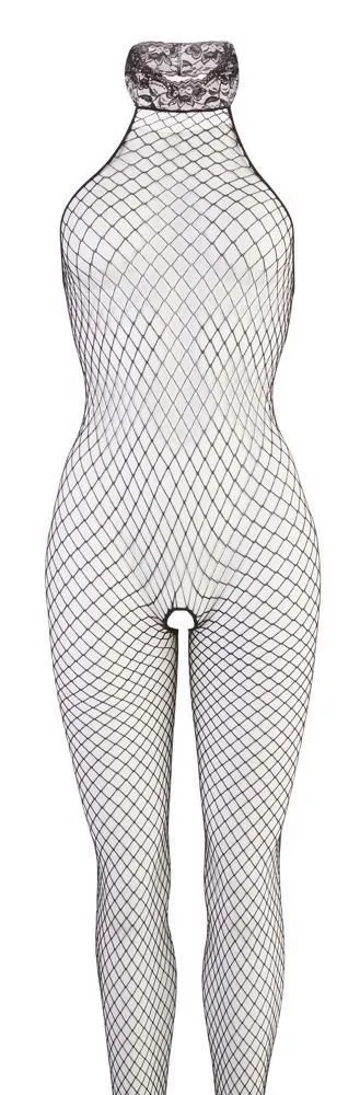 NO:XQSE - Bodystocking z siateczki, S/M