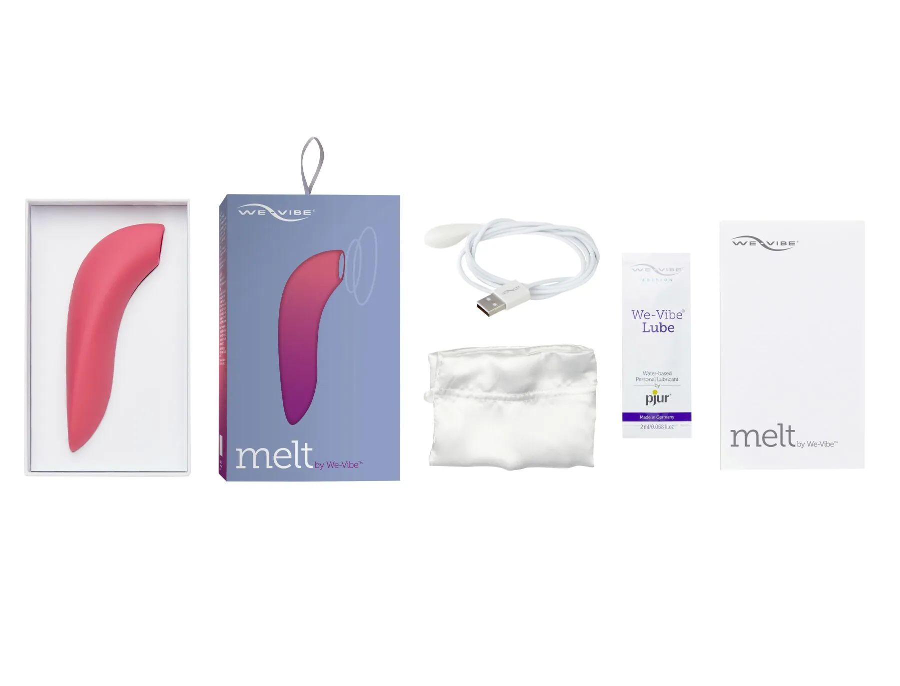 Вакуумный стимулятор клитора We-Vibe Melt (розовый)
