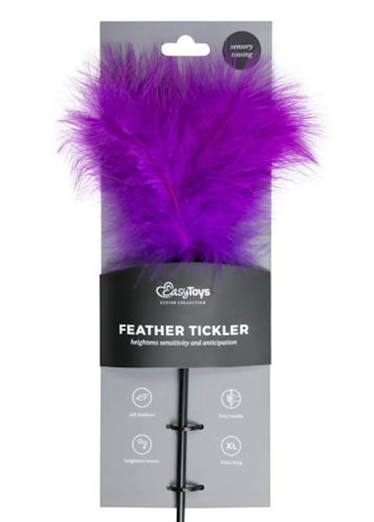 Тиклер-перо EasyToys Tickler Long, 44 см (фиолетовый)