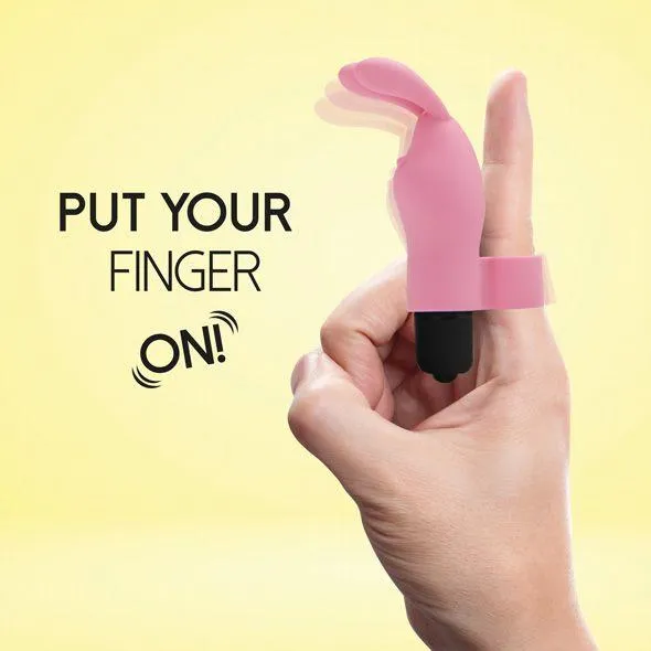 Вибратор на палец FeelzToys Magic Finger, 10 см (розовый)