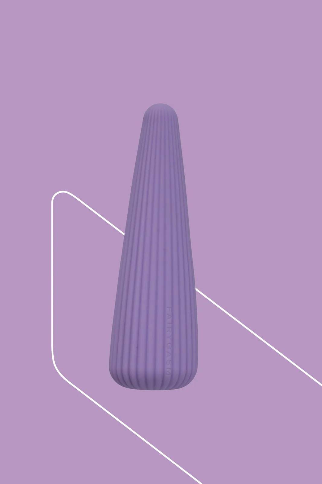 Вібратор FairyGasm IcyCone, 13.5 см (фіолетовий)